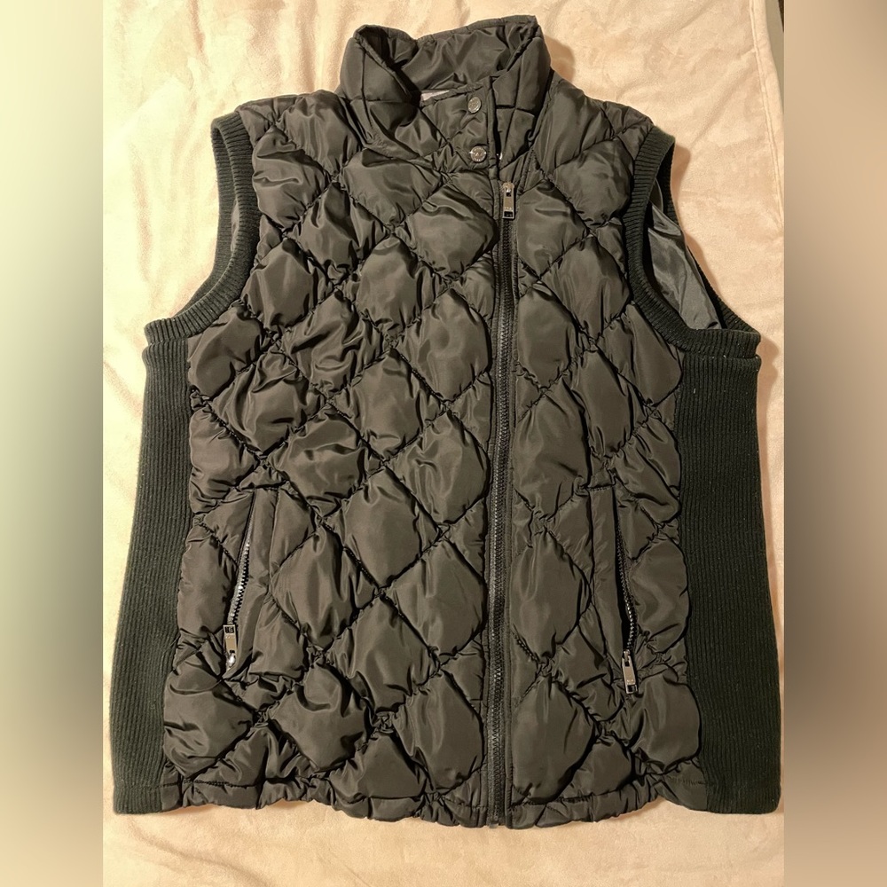 Marc New York Andrew Marc Women’s Black Quilted Zip Vest